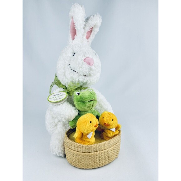 Hallmark Singing Spring Quartet At the Hop Animated Bunny Easter WORKS Tags Vtg - Picture 1 of 11